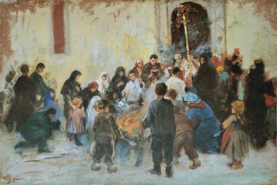 La benedizione del fuoco